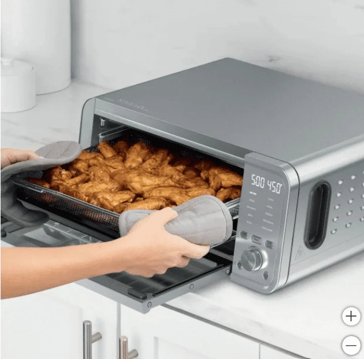 New Ninja Flip 10-in-1 Toaster Oven & Air Fryer with Added Broil Rack - image 4
