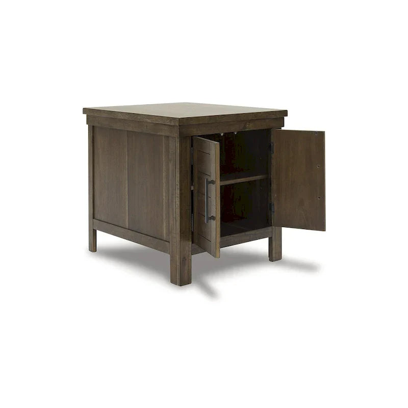 Signature Design by Ashley Moriville Brown End Table - Dimensions: 24"W x 26"D x 25"H - image 3