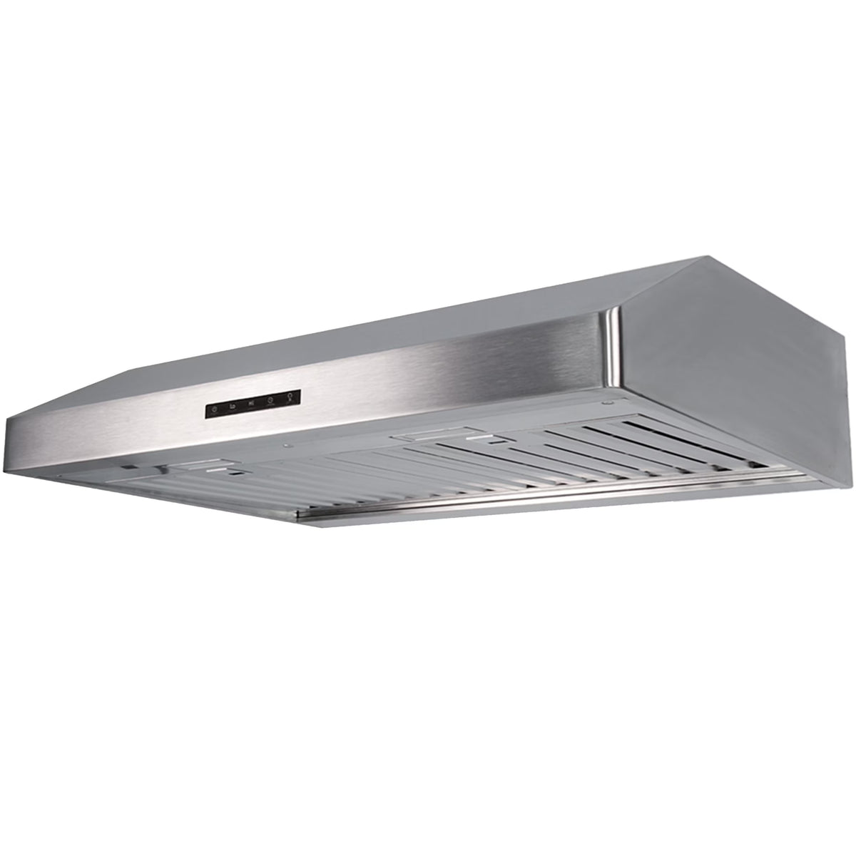 Pacific Economy Pro Under Cabinet Ducted Range Hood 30 inch - 850 CFM 3-Speed Powerful Kitchen Vent Hood - Electric Stainless Steel - Ultra Quiet, Glass Touch Control, 6W LED Lights PR6830AS - image 1