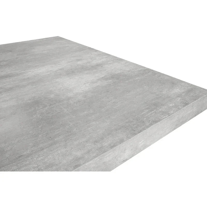 Modern Dining Table with Concrete Top and X Shape Base - image 15