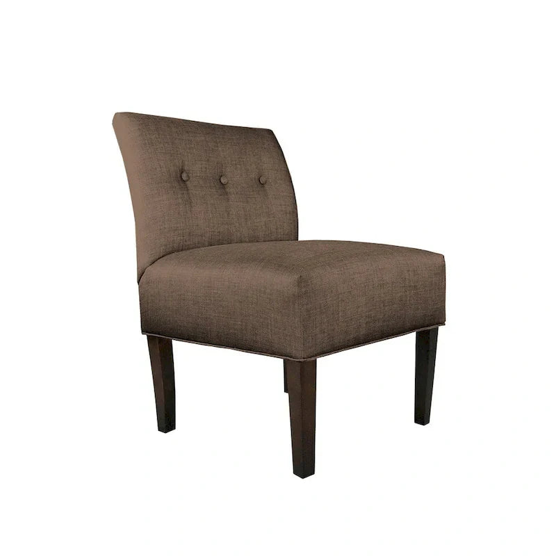 MJL Furniture Obsession Brownstone Button-Tufted Accent Chair (AS IS) - image 16