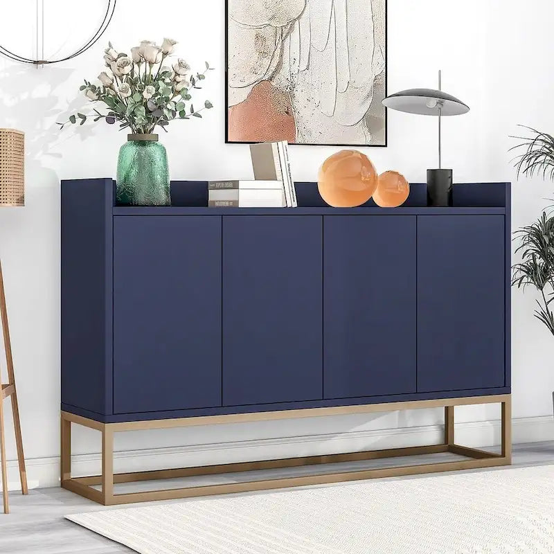 47.2-Inch Modern Sideboard/Buffet with Spacious Table and Four Doors - image 13