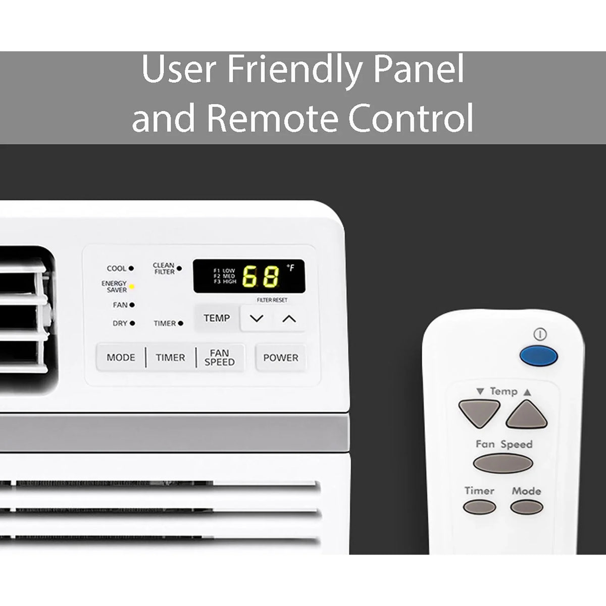 LG 8, 000 BTU 340 Sq Ft Window Air Conditioner with Remote Control, White, LW8016ER - image 29