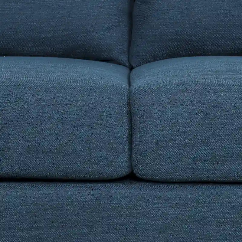 Contemporary 76.5-Inch 3-Seater Sofa with Birchwood Legs and Cushions - image 10