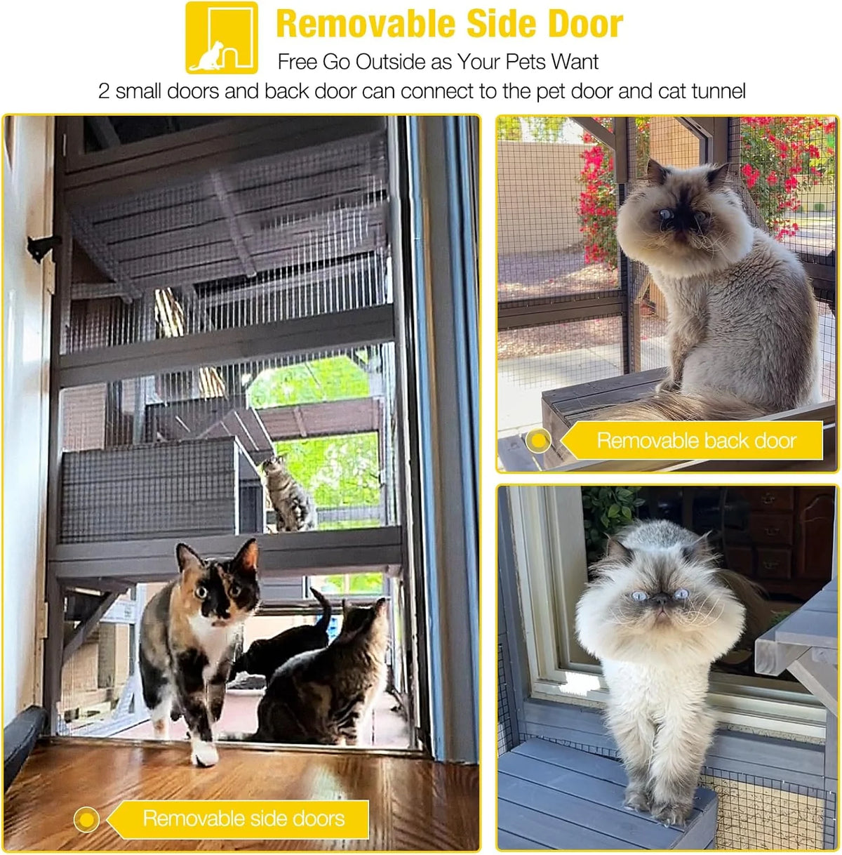 Large Walk-In Outdoor Cat Enclosure - image 4