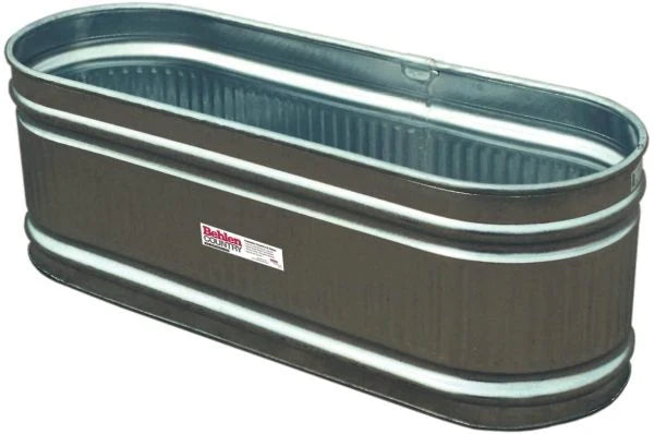 169-Gallon Galvanized Round-End Tank - image 1