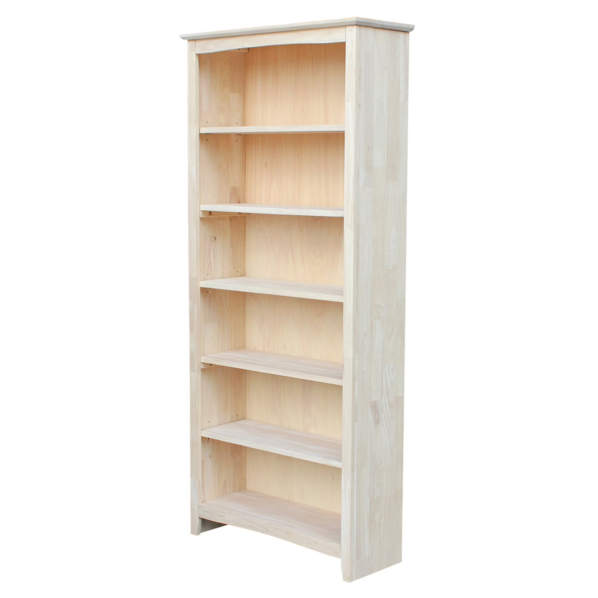 International Concepts Solid Wood Shaker Bookcase, 72 in H - image 7