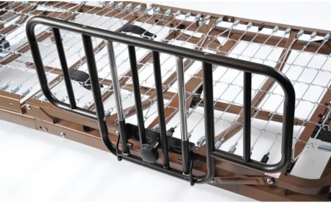 Fully Electric Hospital Bed Set, Foam Mattress, Half Rails - image 9