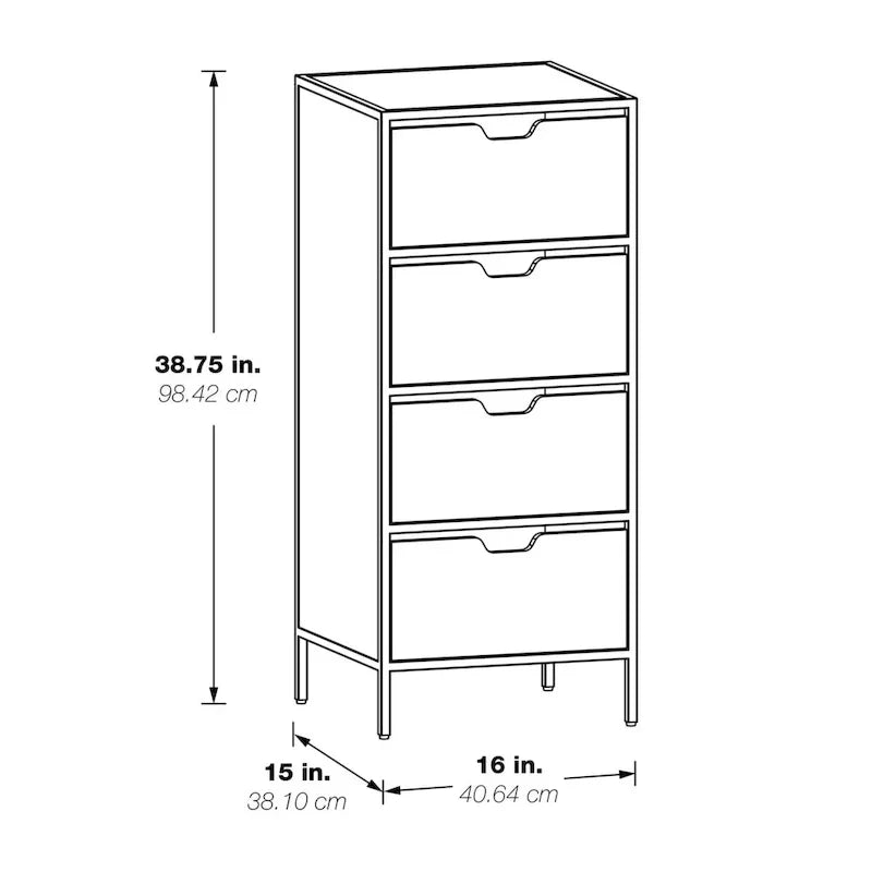 Freeport 4-Drawer Decorative Storage Unit - image 5