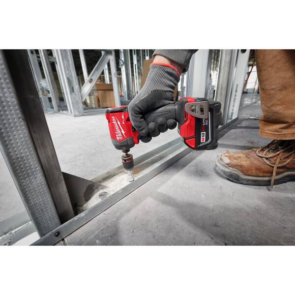 M18 FUEL 18-Volt Lithium-Ion Brushless Cordless Combo Kit (5-Tool) with 1/2 in. Impact Wrench with Friction Ring - image 10