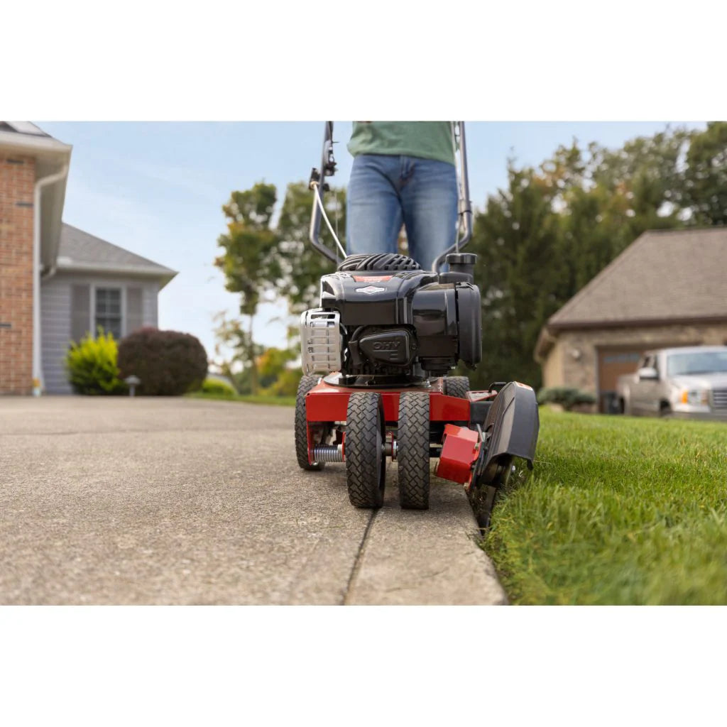 Troy-Bilt TBE550 Driveway Edger, 140cc Briggs & Stratton Engine, 9′′ Triple-Edge Blade, 3 Bevel Positions - image 8