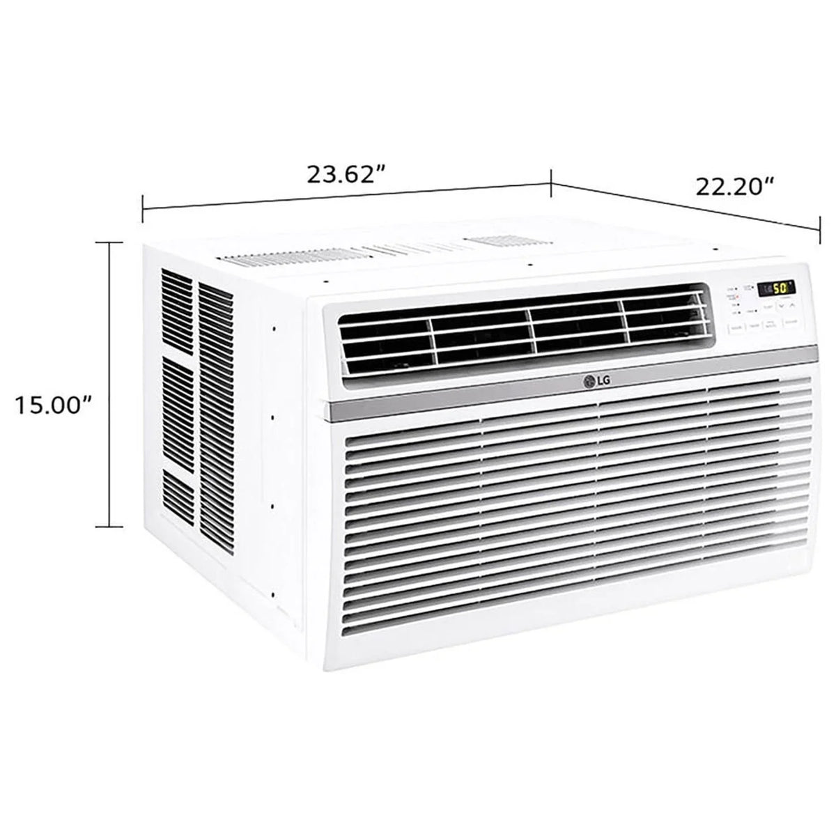 LG 8, 000 BTU 340 Sq Ft Window Air Conditioner with Remote Control, White, LW8016ER - image 27
