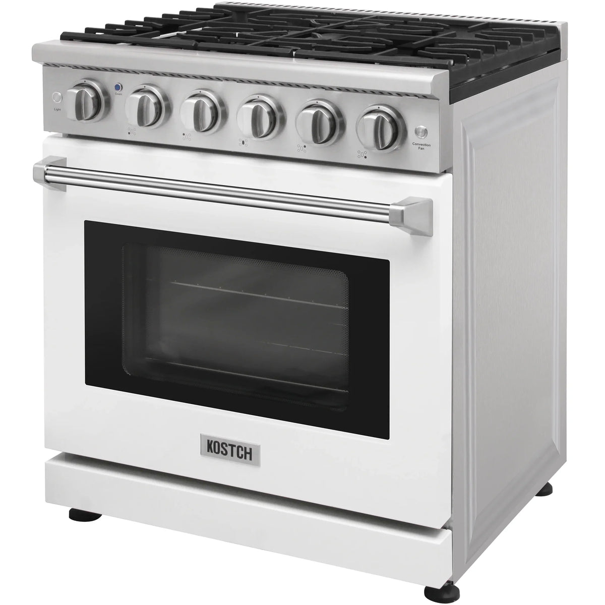 KOSTCH 30-in 5 burners 4.55-cu ft Convection Oven Freestanding Liquid Propane Gas Range ( Stainless steel ) - image 12