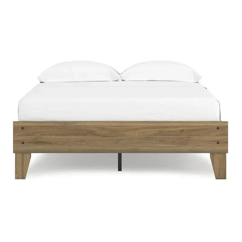 Signature Design by Ashley Deanlow Honey Wood Platform Bed - image 14