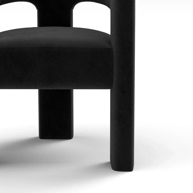 SEYNAR Contemporary Glam Velvet Dining Chair with Open-Back Design - image 24