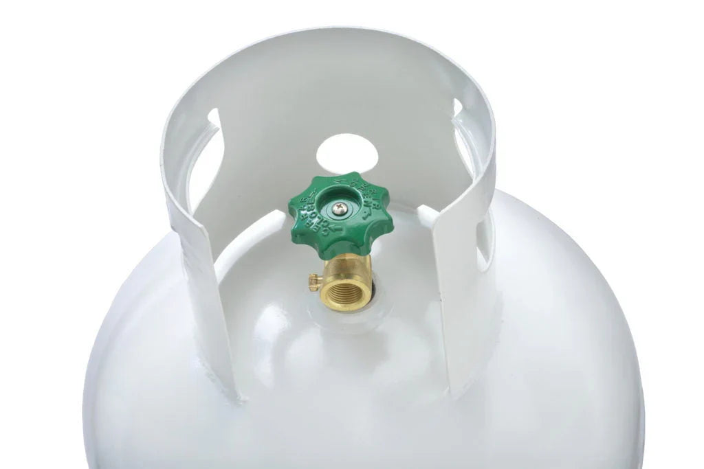 Flame King 100 lb Steel Propane  Tank Cylinder POL Valve (Ships Empty) - image 2