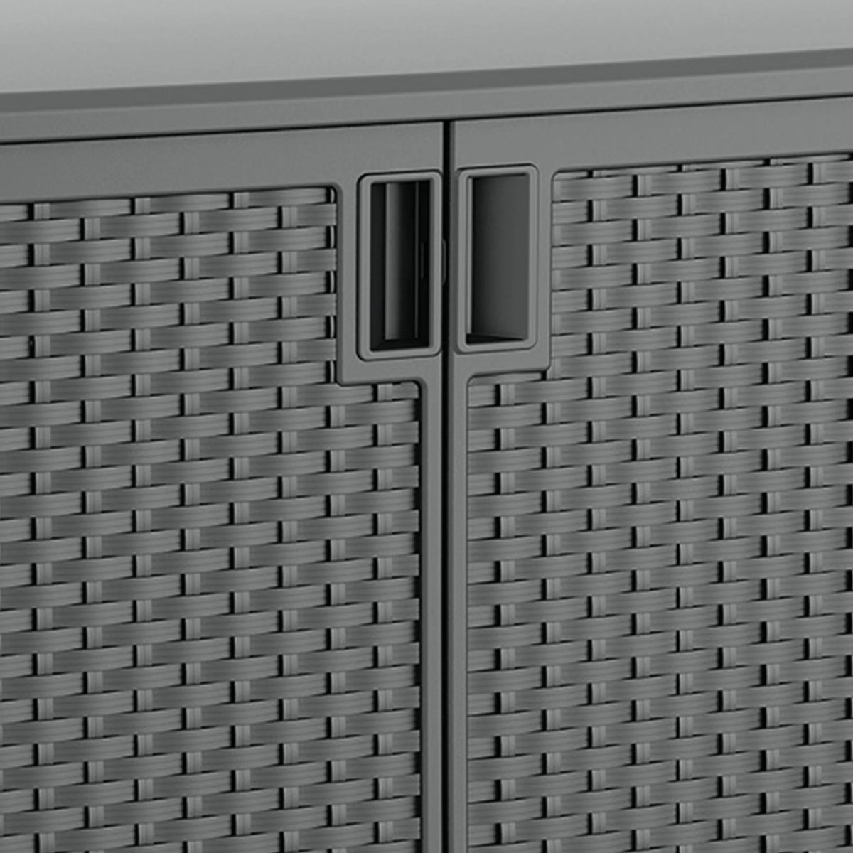 Suncast Outdoor 97-gallon Cabinet Deck Storage Box, Gray - image 6