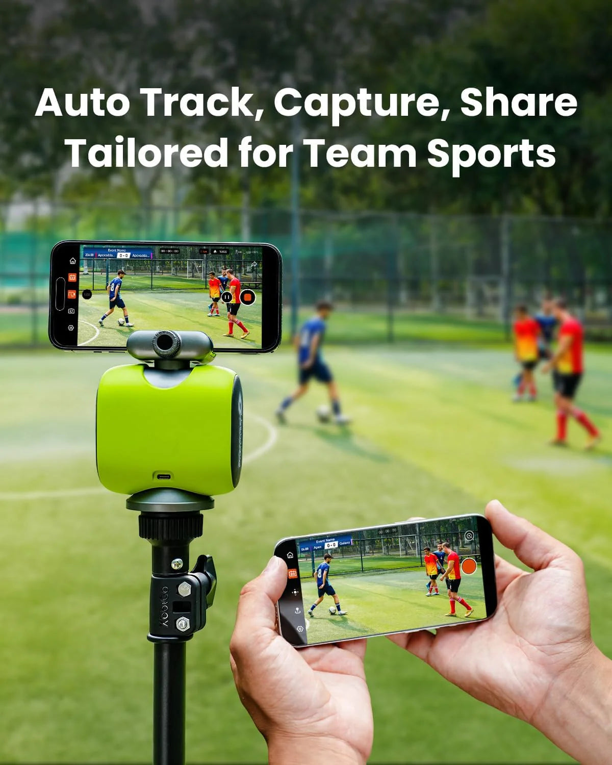 Chameleon AI 4K Sports Camera, Soccer & Basketball Tracking, No Subscription - image 2