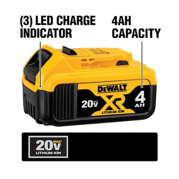 20V MAX Cordless 7 Tool Combo Kit, 20V MAX 4.5-5 in. Grinder, and (1) 20V 4.0Ah and (1) 20V 2.0Ah Batteries - image 9