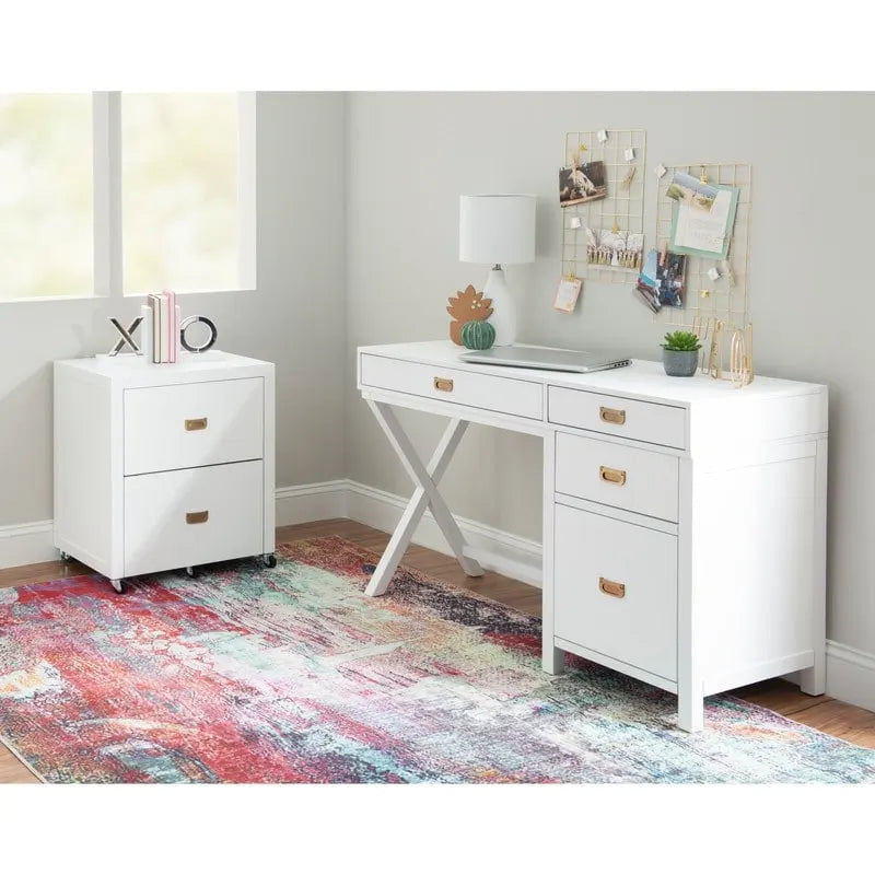 Linon Poppy Side Storage Writing Desk - image 13