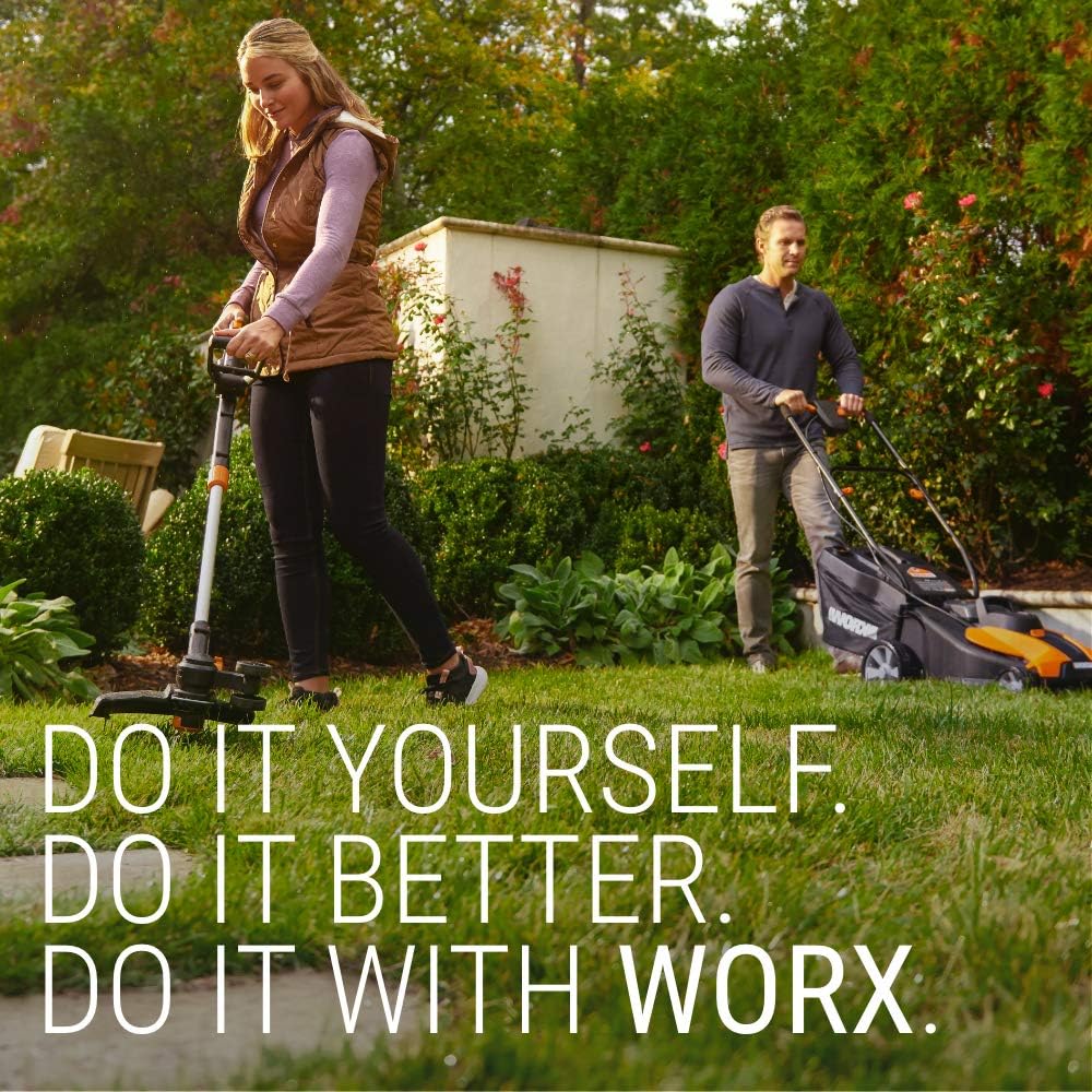 WORX WG896 12 Amp 7.5 Inch Electric Lawn Edger & Trencher, Orange and Black - image 3