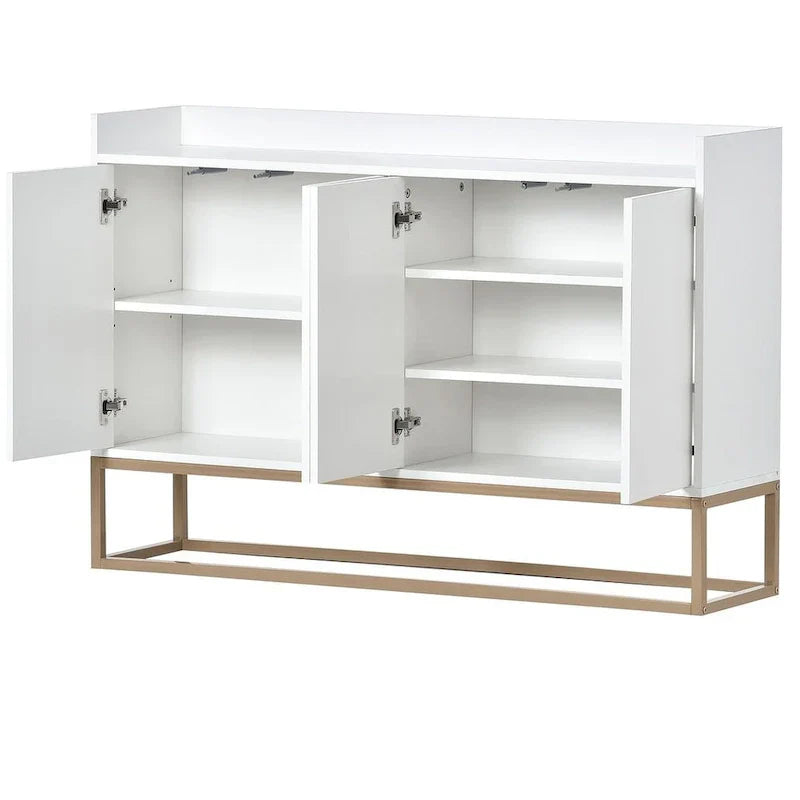 47.2-Inch Modern Sideboard/Buffet with Spacious Table and Four Doors - image 32