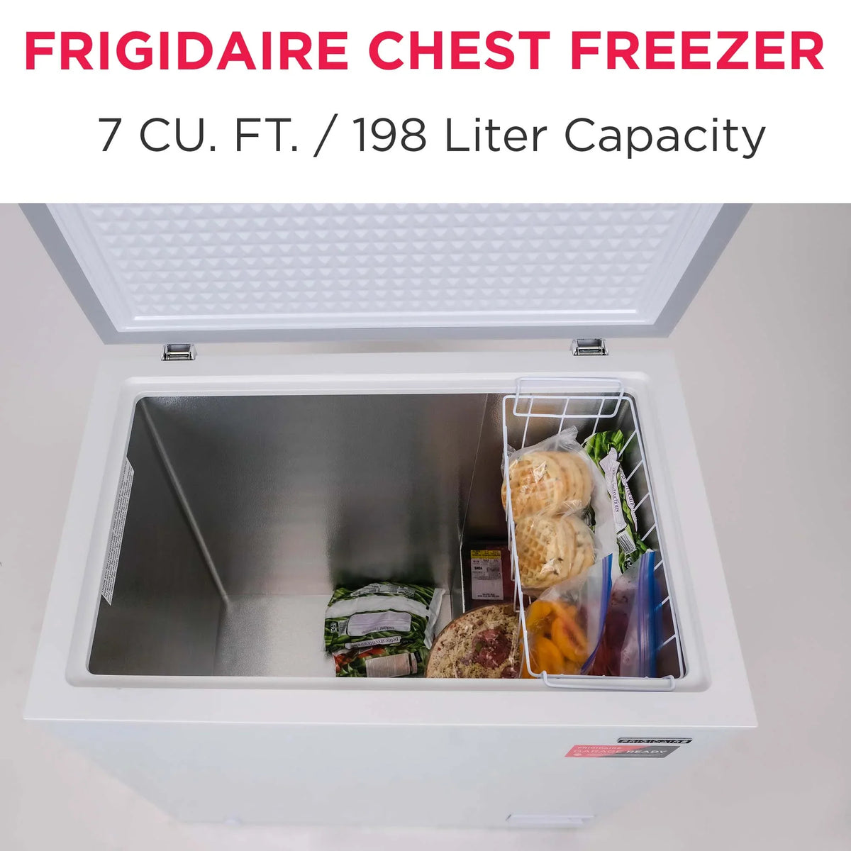 Frigidaire 7.0 Cu. ft. Chest Freezer, EFRF7003, White - image 2