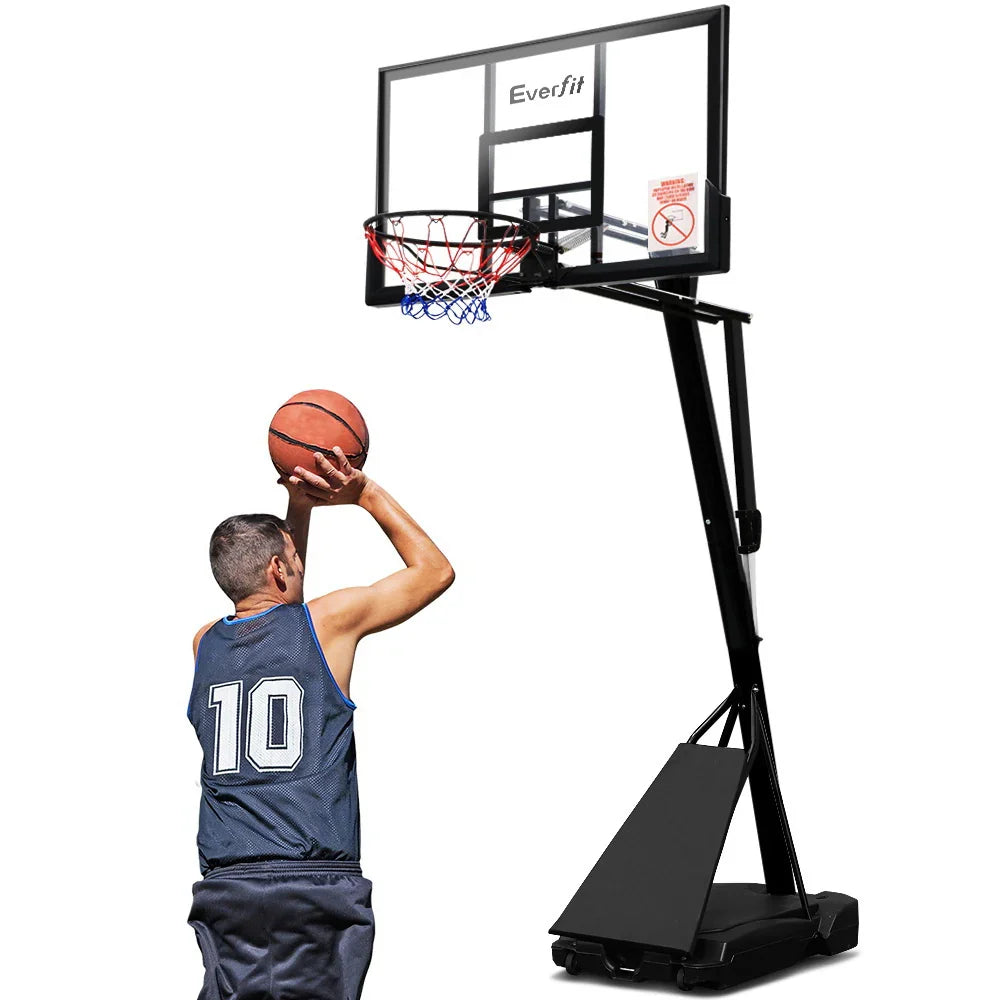 Everfit 3.05M Basketball Hoop Stand System Adjustable Height Portable Black Pro - image 7
