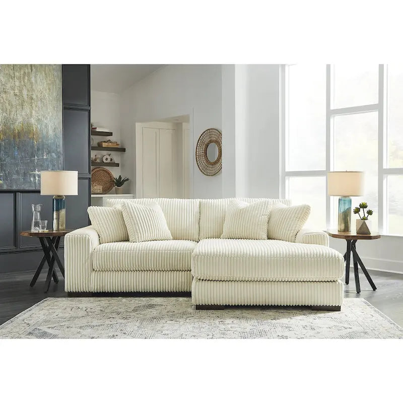 Signature Design by Ashley Lindyn 2-Piece Sectional Sofa with Chaise - Dimensions: 102W x 70D x 38H - image 12