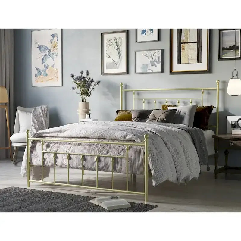 Melia Metal Bed Frame with Platform Design - image 13