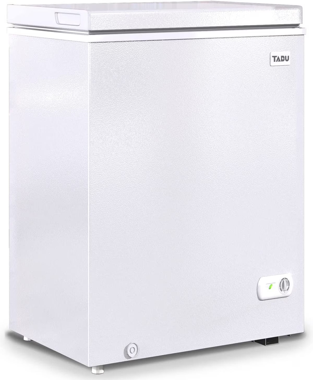 TABU Chest Freezer, 10.0 Cu ft Deep Freezer with Removable Basket, Adjustable Temperature, Compact Freezer with Top Open Door (White) - image 1