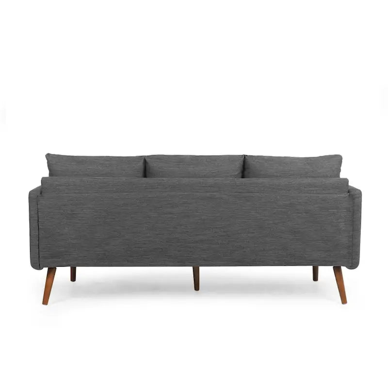 Contemporary 76.5-Inch 3-Seater Sofa with Birchwood Legs and Cushions - image 29