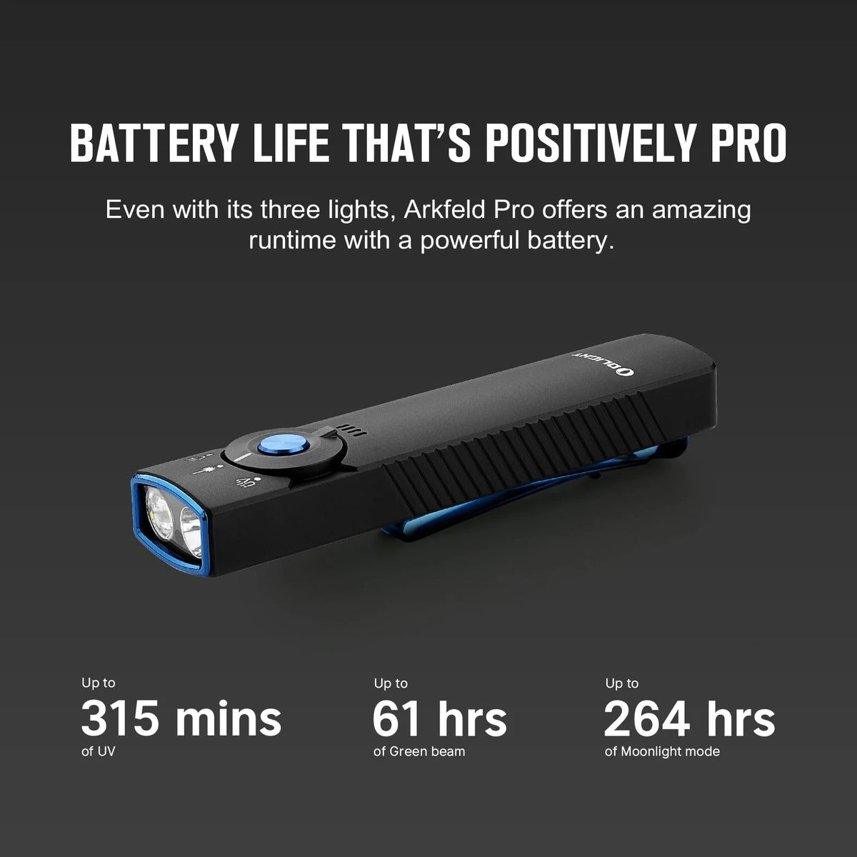 OLIGHT Arkfeld Pro Rechargeable EDC Flashlight - image 4