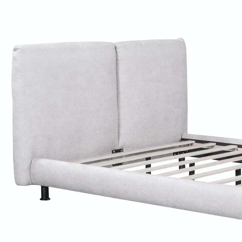 Queen Platform Bed with Dual Oversized Headrests - image 16