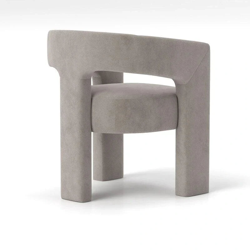 SEYNAR Contemporary Glam Velvet Dining Chair with Open-Back Design - image 31