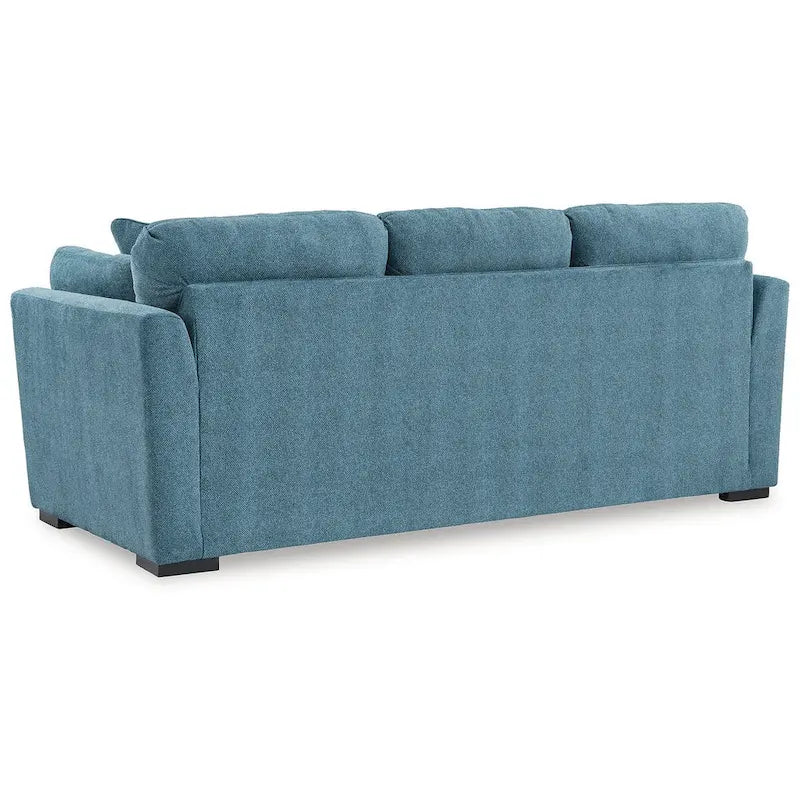 Signature Design by Ashley Keerwick Teal Queen Sofa Bed - Dimensions: 94" W x 41" D x 39" H - image 5
