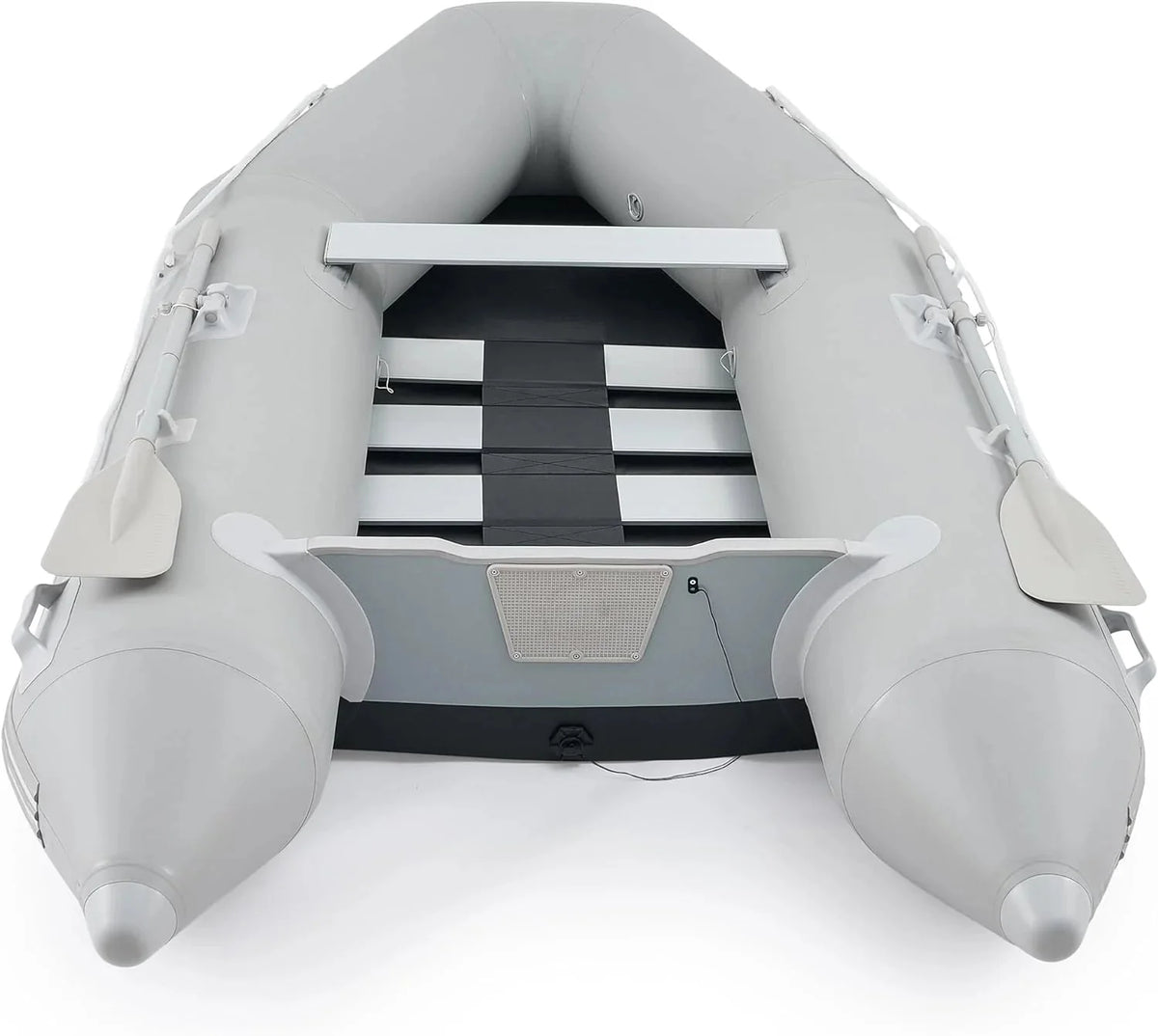 CREWORKS 7.5ft Inflatable Dinghy Boat, 2 Person 660lb Transom Sport Tender Boat with Pump Aluminum Oars Floor, Heavy Duty Inflatable Raft Kayak for Adults - image 9