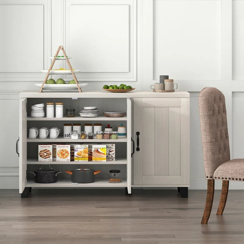 Costway 3-Door Storage Sideboard Buffet Cabinet Console - image 12