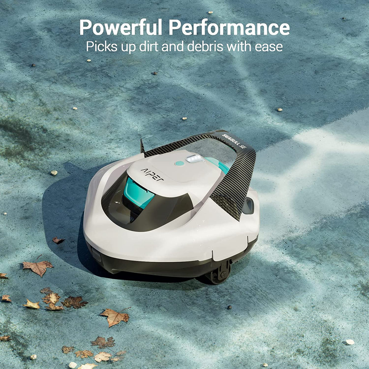 Cordless Robotic Pool Cleaner, Pool Vacuum with Dual-Drive Motors - image 3