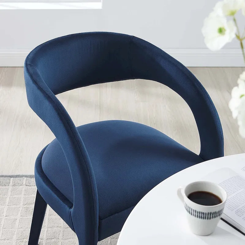 Set of Two Pinnacle Performance Velvet Dining Chairs - image 25