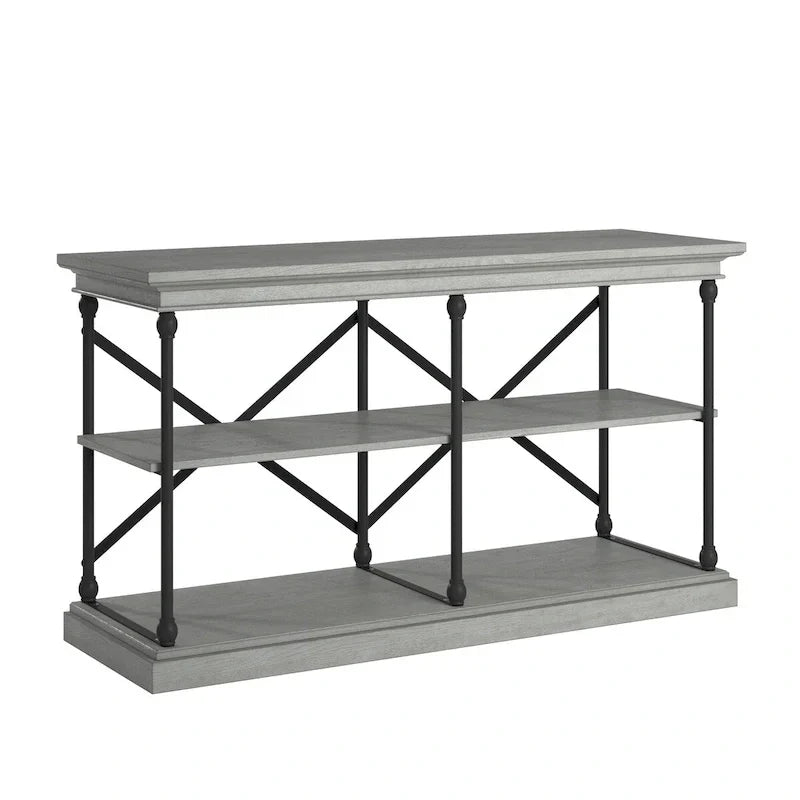 iNSPIRE Q Artisan Barnstone Iron and Wood Entryway Console Table - image 6