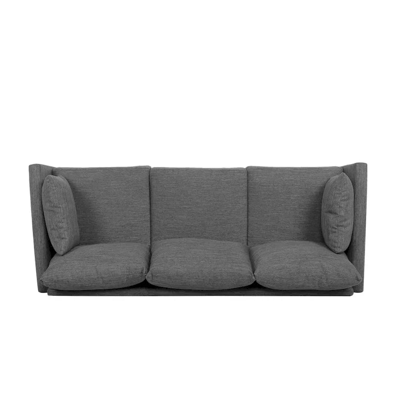 Contemporary 76.5-Inch 3-Seater Sofa with Birchwood Legs and Cushions - image 28