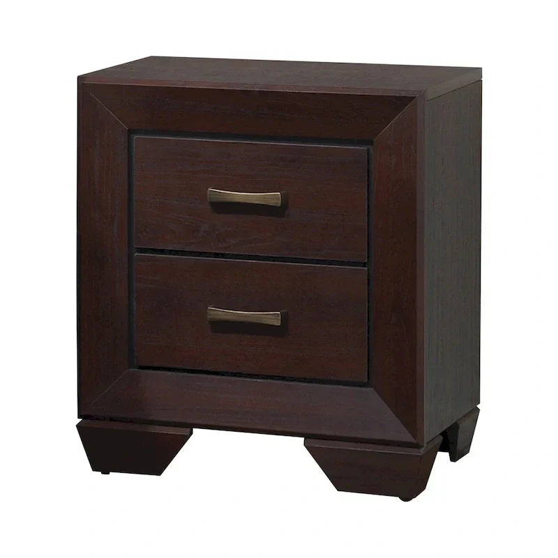 Oatfield 5-Piece Dark Cocoa Bedroom Set with Two Nightstands - image 3