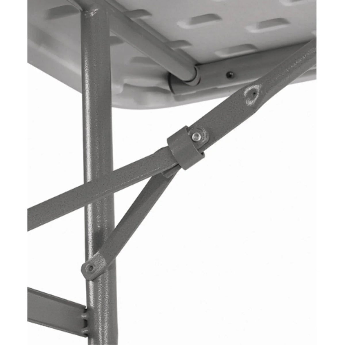 National Public Seating 30 x 72 Heavy Duty Folding Table, Speckled Gray - image 5
