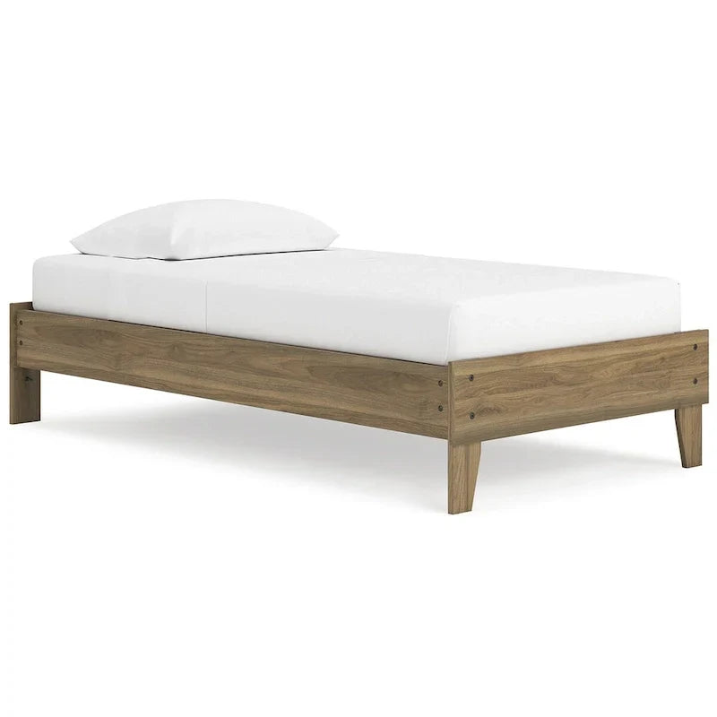 Signature Design by Ashley Deanlow Honey Wood Platform Bed - image 2