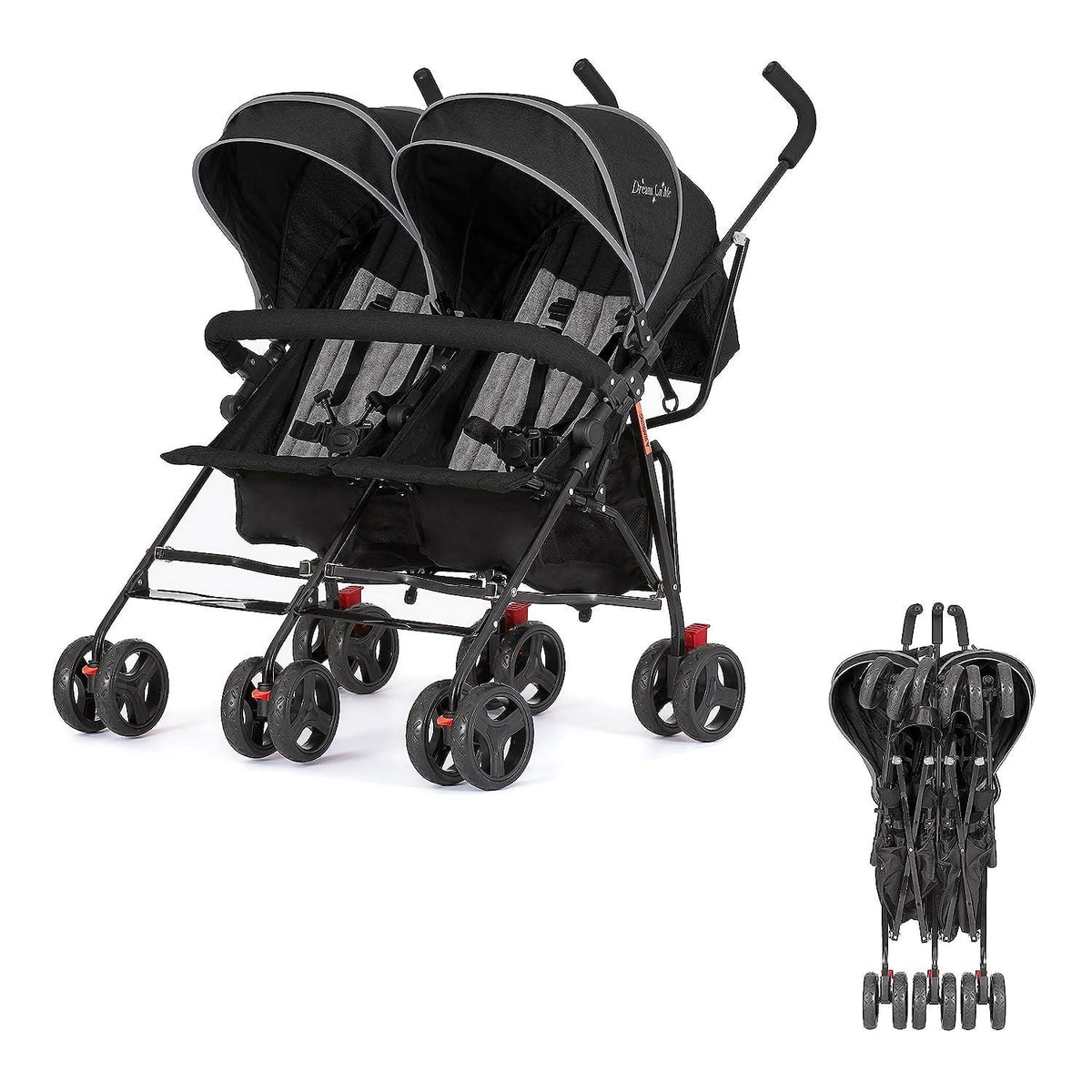 Dream On Me Volgo Twin Umbrella Stroller - image 1