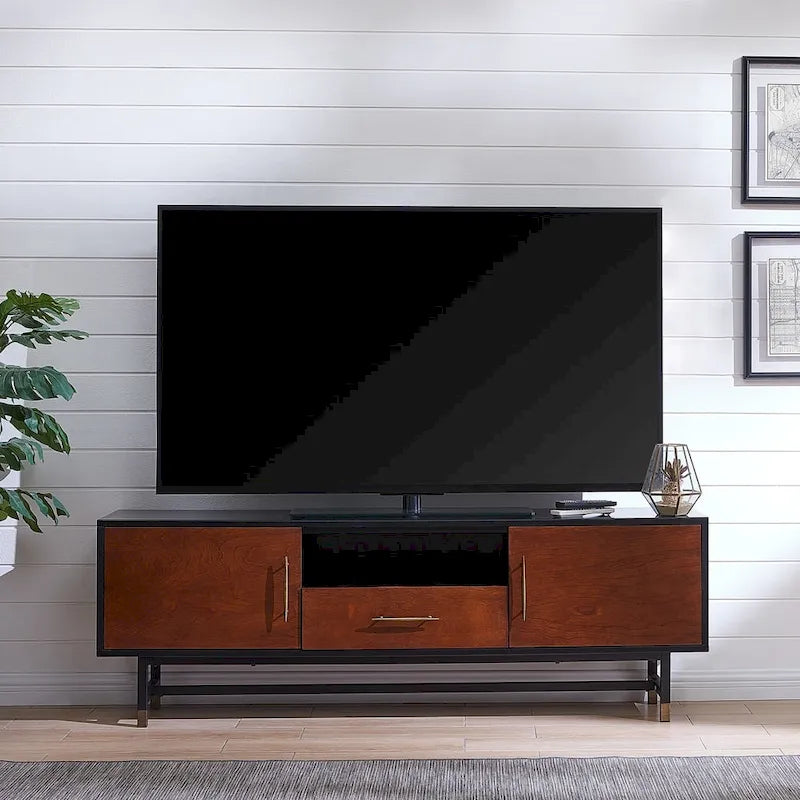 SEI Furniture Belize Mid-Century Modern TV Stand for TVs Up to 61 Inches - image 1