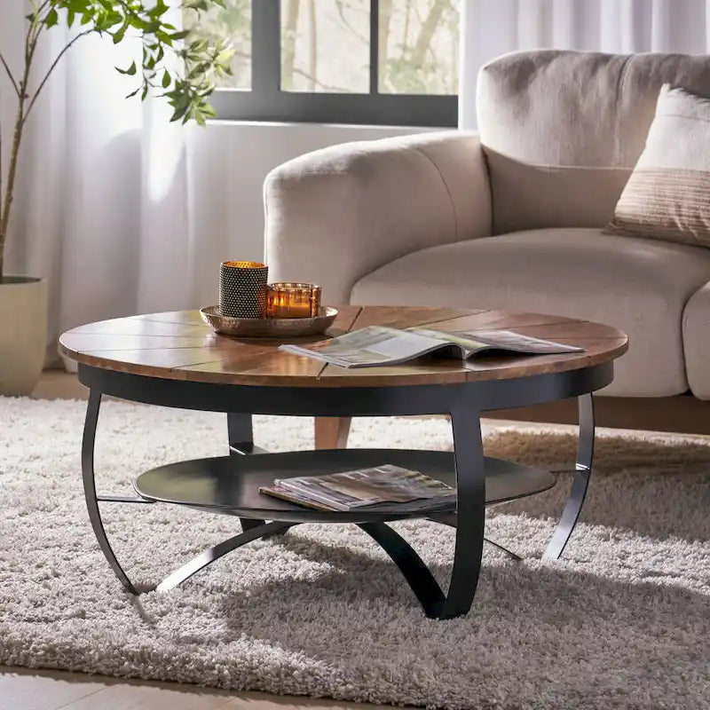 Christopher Knight Home Hadfield Boho Mango Wood Coffee Table - image 1