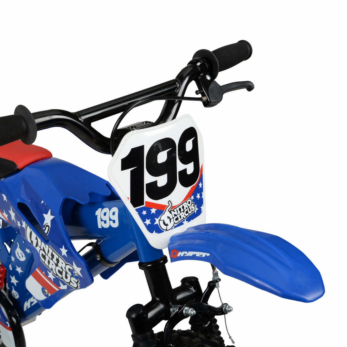 16" Hyper Bicycles Nitro Circus Motobike, Blue, Unisex, Child, Kids Age 4-8 Years - image 5