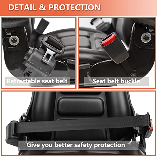 Universal Fold Down Forklift Seat, Micro Switch, Armrest And Safety Belt, for Tractor - image 8